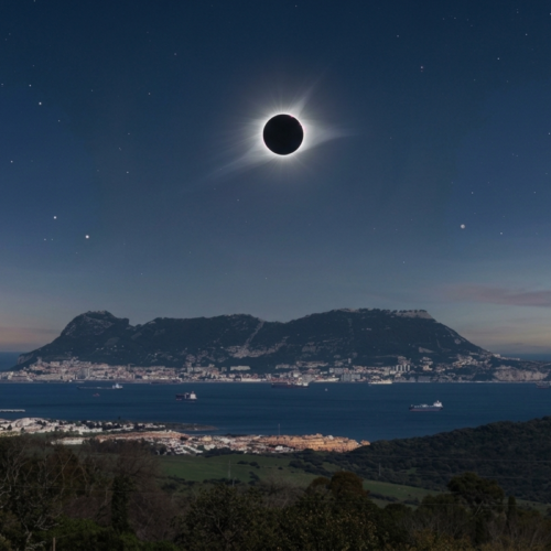Spain Soalr eclipse 2027 in Andalusia from Algeciras